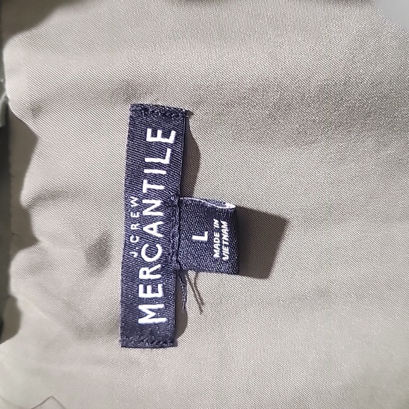 J. Crew Factory Olive Green Quilted Vest - Picture 2 of 4